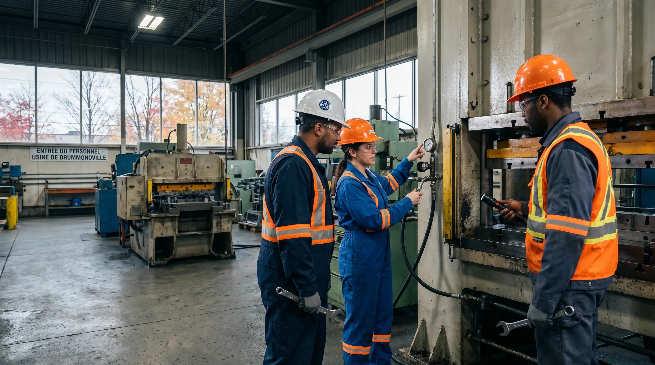 Services de mécanique industrielle d'AMNC à Drummondville
