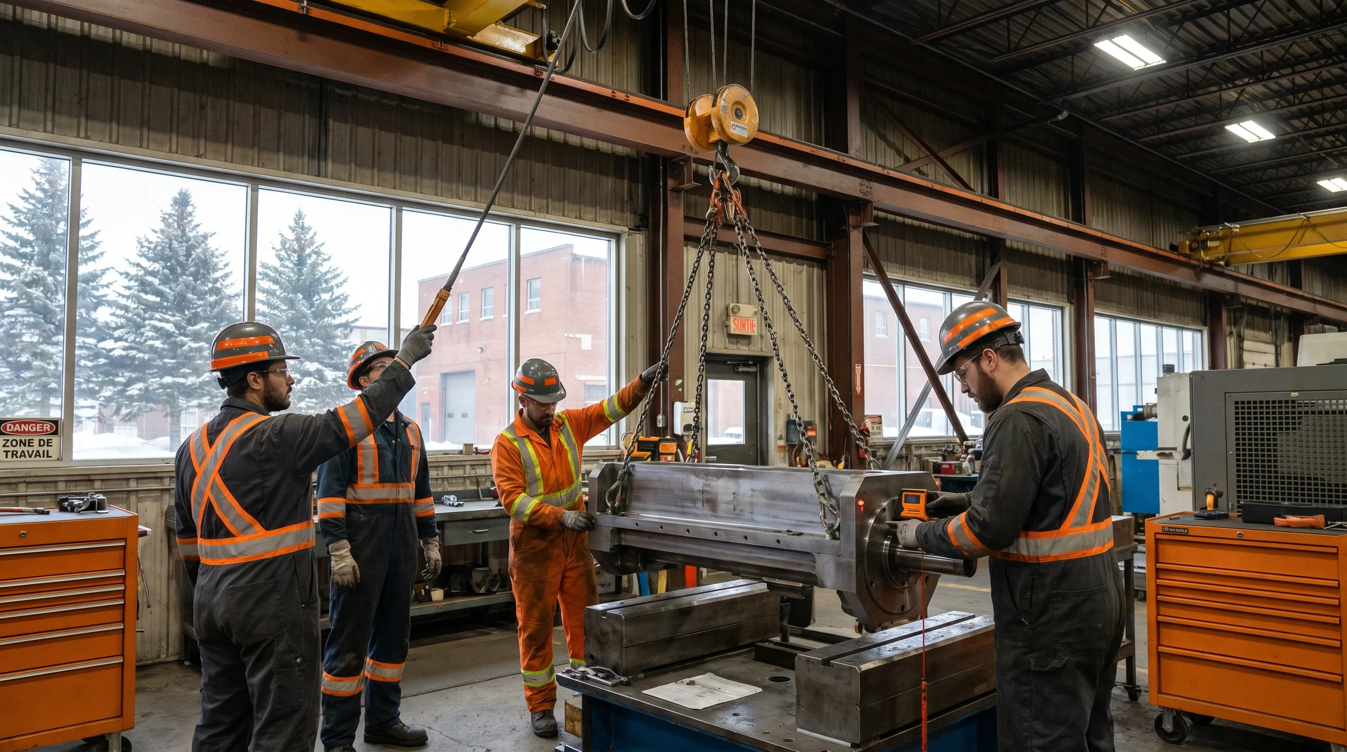 AMNC industrial mechanics services in Sherbrooke