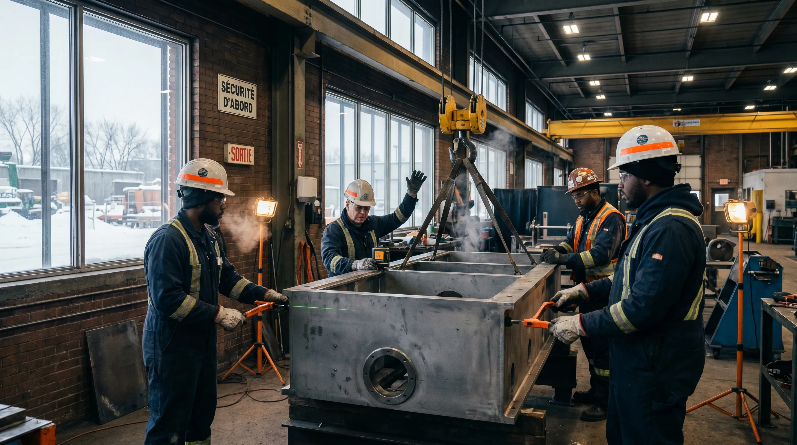 AMNC industrial mechanics services in Trois-Rivières